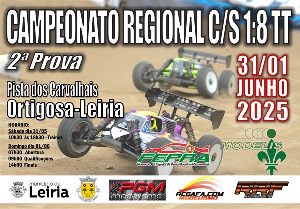 2ª Prova C. Regional Centro/Sul (A e B) 1/8 TT